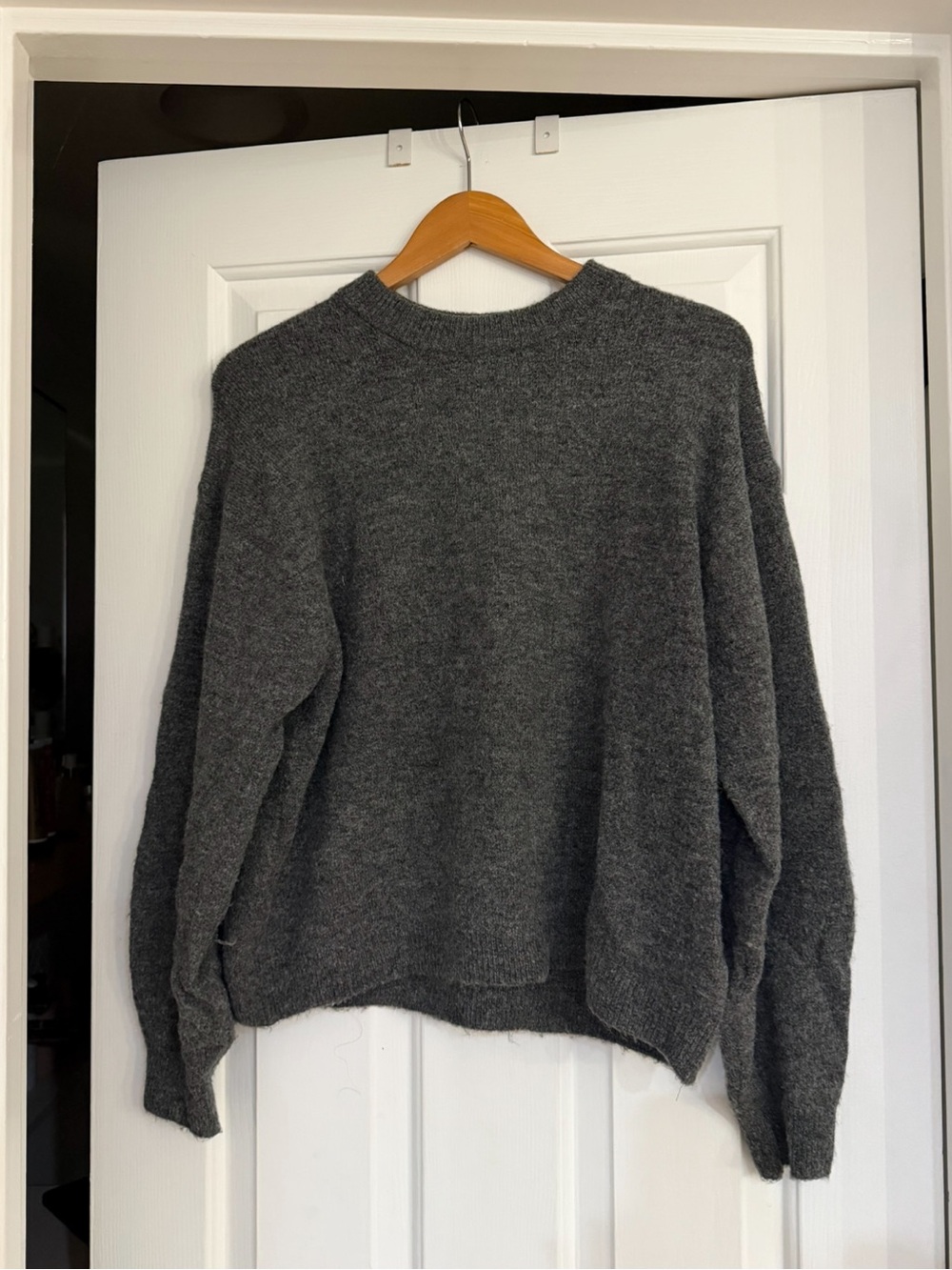 H&M Charcoal Gray Crewneck Sweater
